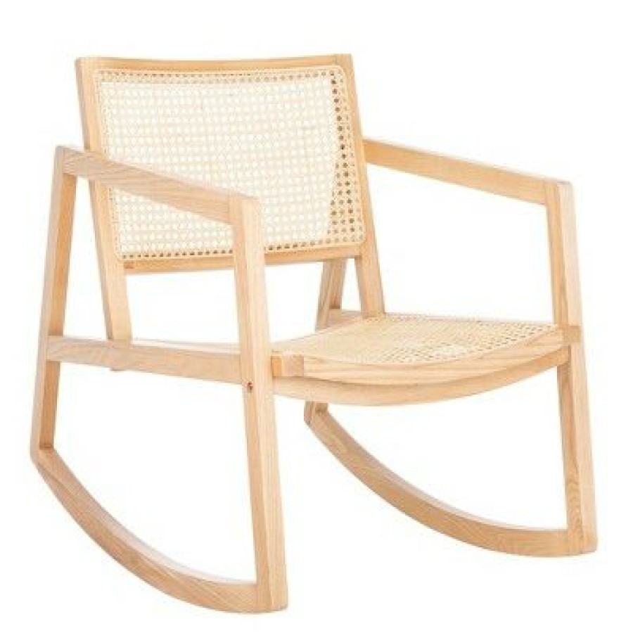 Perth Rattan Rocking Chair Natural Safavieh | * Wholesale