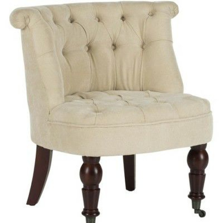 Carlin Tufted Chair Safavieh | * Best