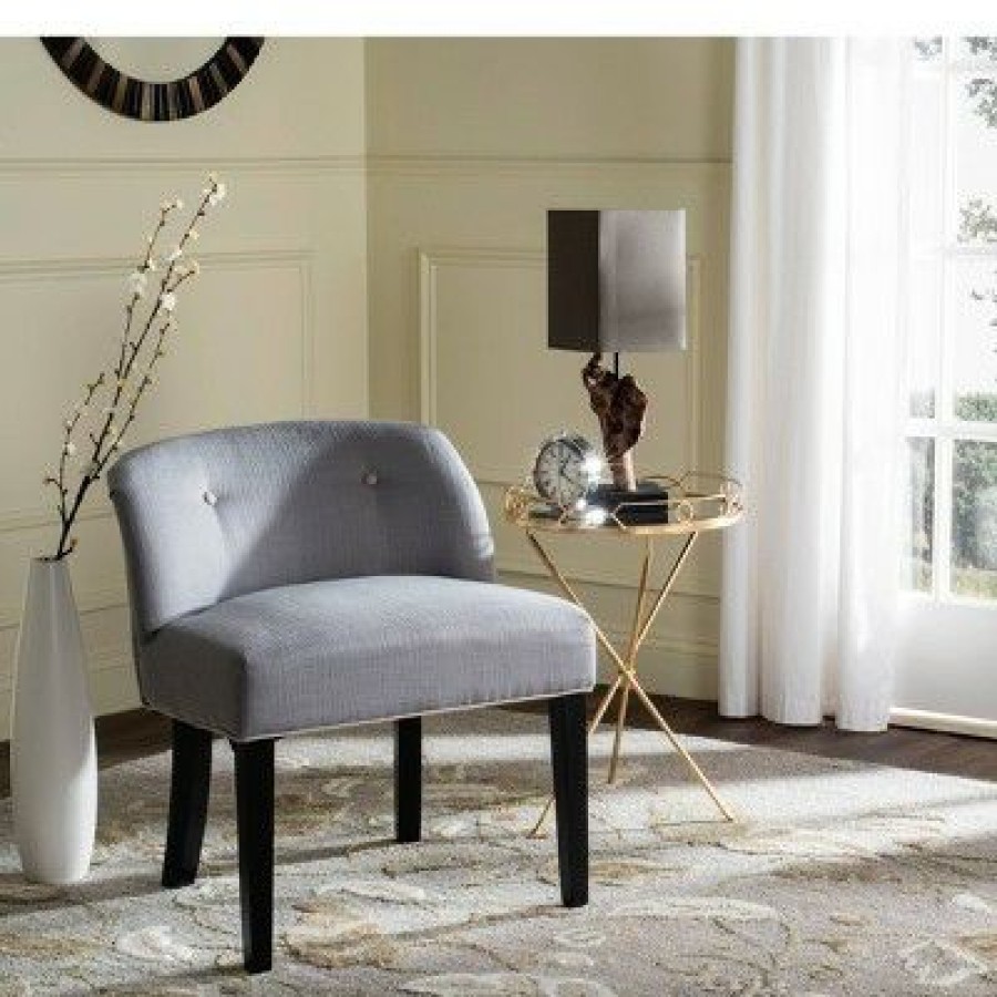 Bell Vanity Chair Gray / Taupe Safavieh | * Online