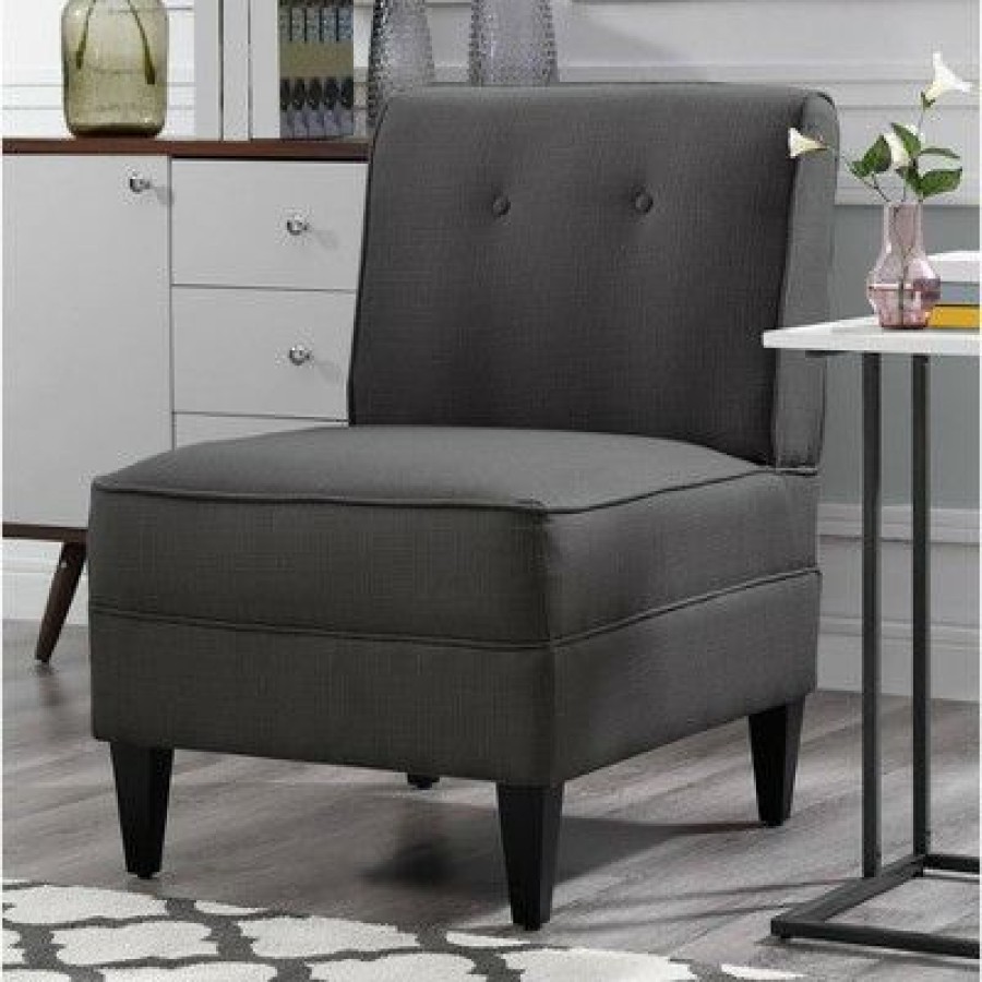 Copenhagen Tufted Slipper Chair Serta | * Best