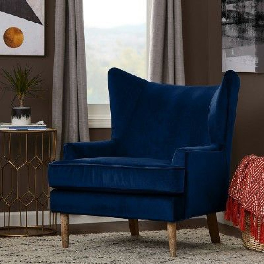 Wyatt Wingback Chair Finch | * Online