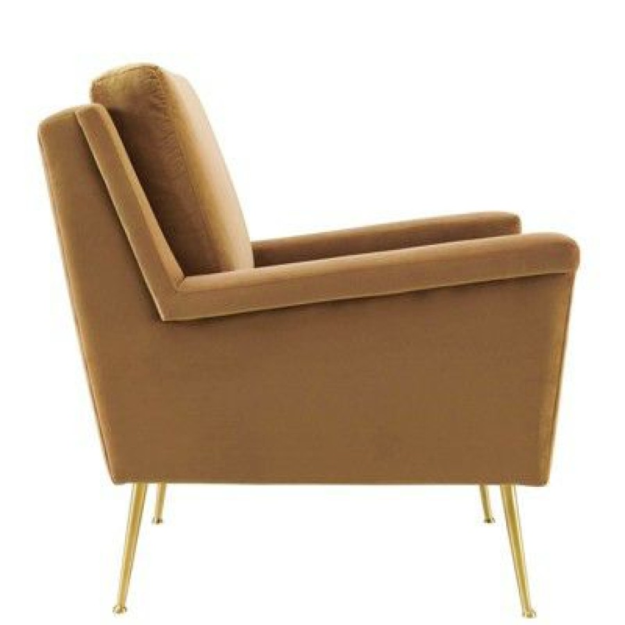 Chesapeake Performance Velvet Armchair Modway | * Hot