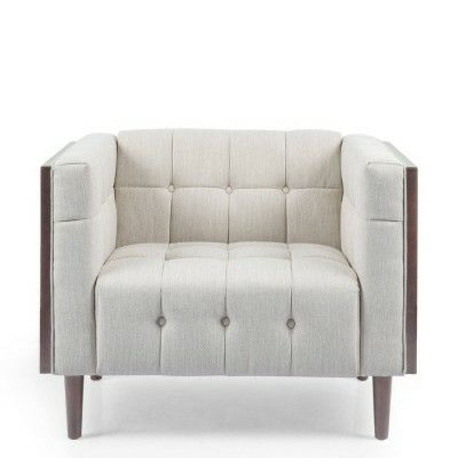 Set Of 2 Mclarnan Contemporary Tufted Club Chairs Christopher Knight Home | * Wholesale