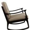 Decor Therapy Rockng Armchair Tan Decor Therapy | * Online