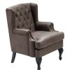 Mason Tufted Armchair With Brass Nailheads Serta | * Wholesale