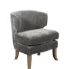 Swansea Wingback Barrel Chair Gray Crushed Velvet Finch | * Hot