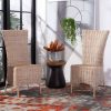 Set Of 2 Allen Accent Chairs Natural White Wash Safavieh | * New