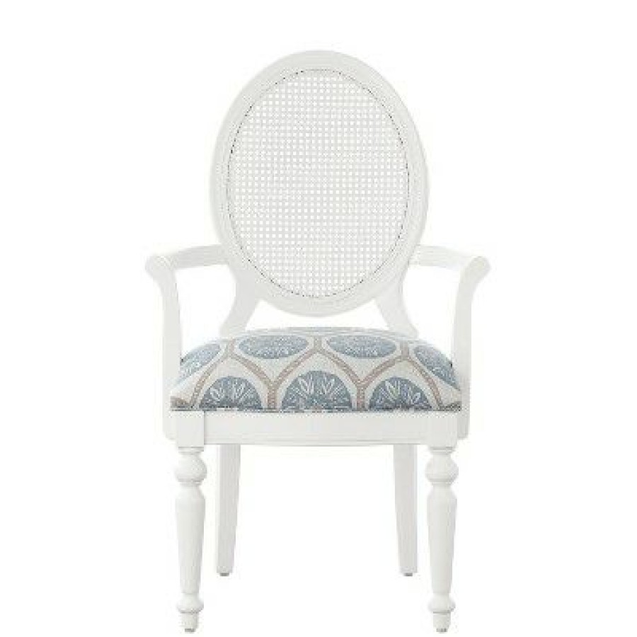 Adley Rattan Accent Chair White Powell Company | * New