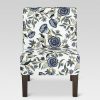 Burke Slipper Chair Blue Floral Threshold | * Online