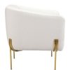 Mikala Armchair Ivory/Gold Zm Home | * Wholesale