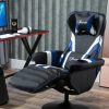 Vinsetto Racing Style Video Game Chair Living Room Recliner With Reclining Backrest And Footrest | * New