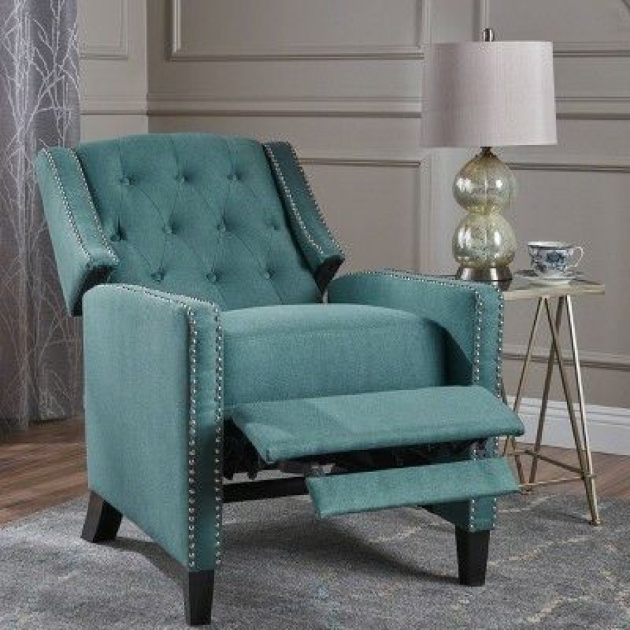 Izidro Tufted Fabric Recliner Christopher Knight Home | * Best