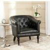 Nicolas Tufted Club Chair Antique Black Safavieh | * Online