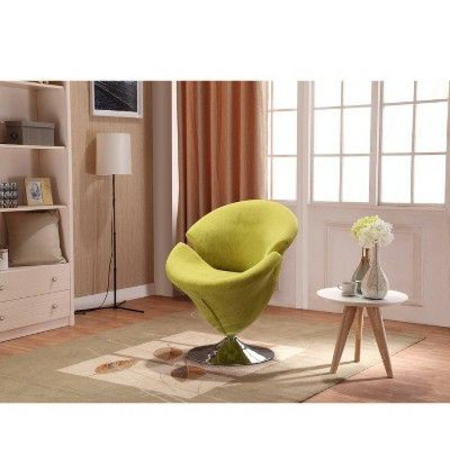 Tulip Velvet Swivel Accent Chair Manhattan Comfort | * Hot