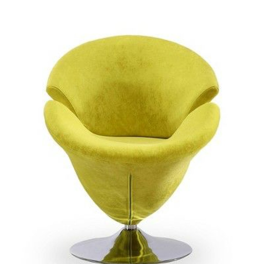 Tulip Velvet Swivel Accent Chair Manhattan Comfort | * Hot