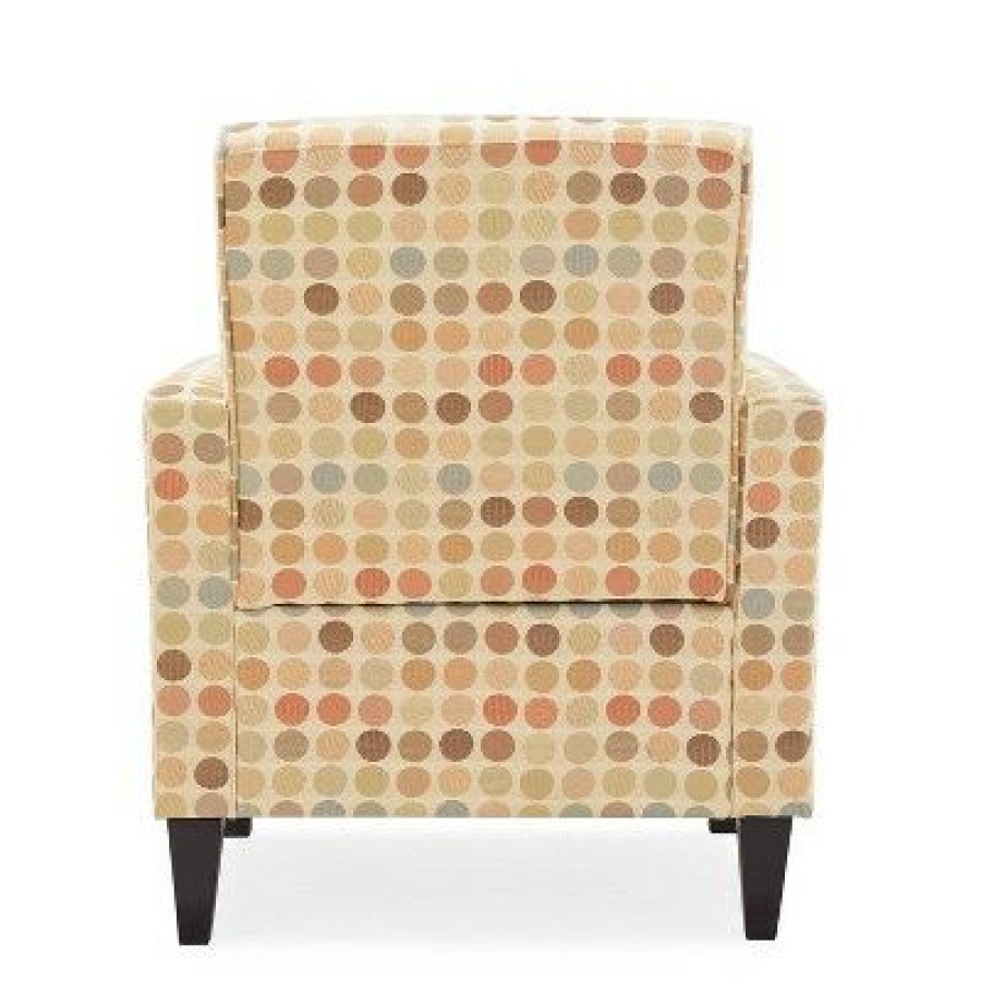 Frisco Armchair Retro Dot Beige Handy Living | * New