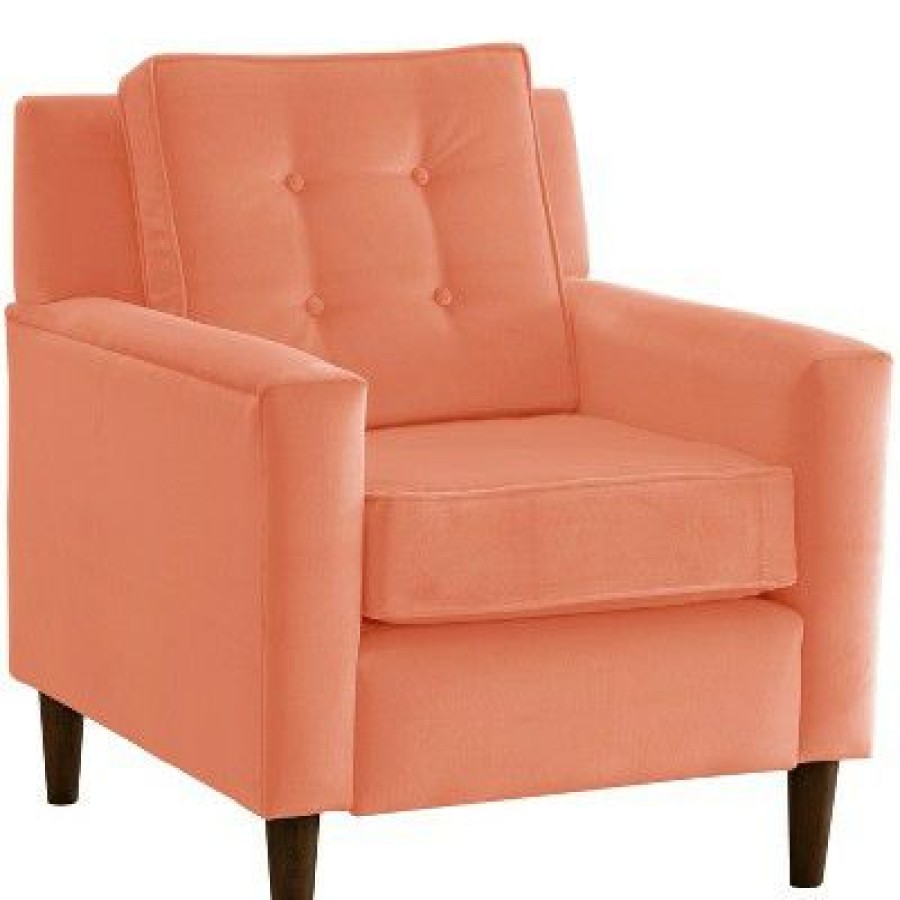 Henry Armchair Velvet Papaya Skyline Furniture | * Wholesale