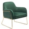 Luxe Velvet Armchair Green Zm Home | * Wholesale