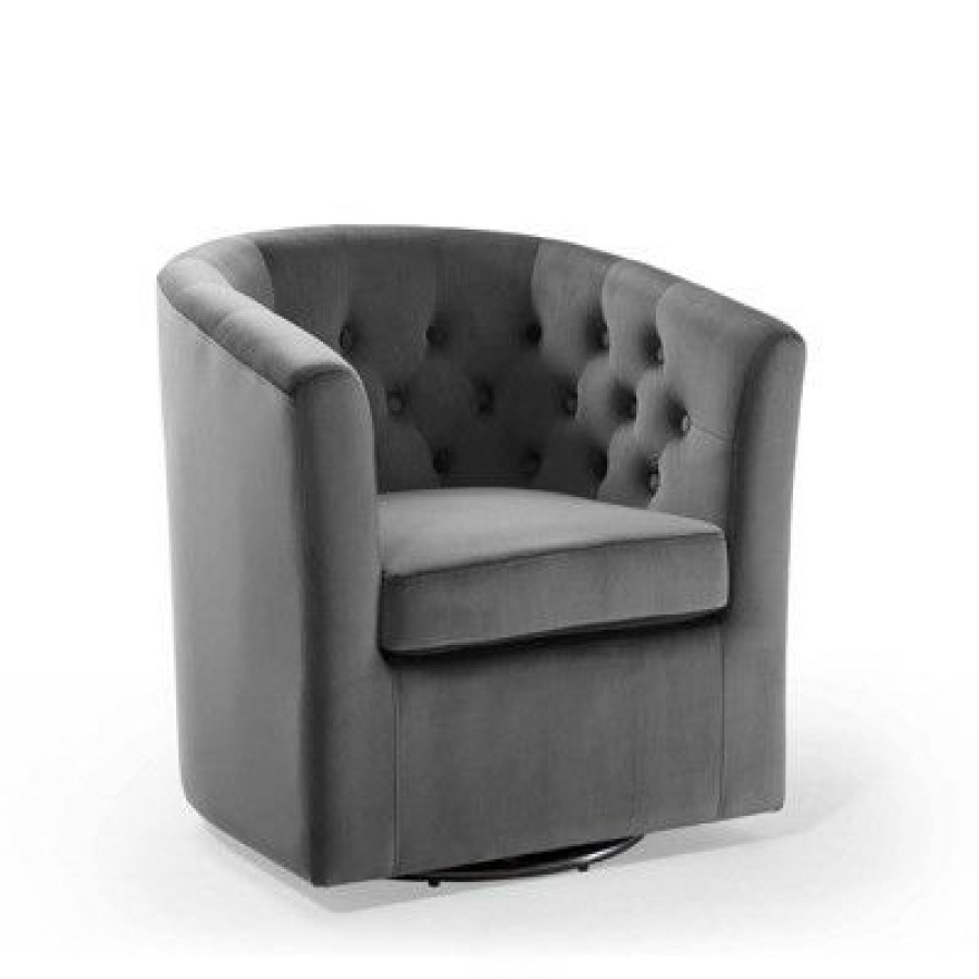 Prospect Tufted Performance Velvet Swivel Armchair Modway | * Online