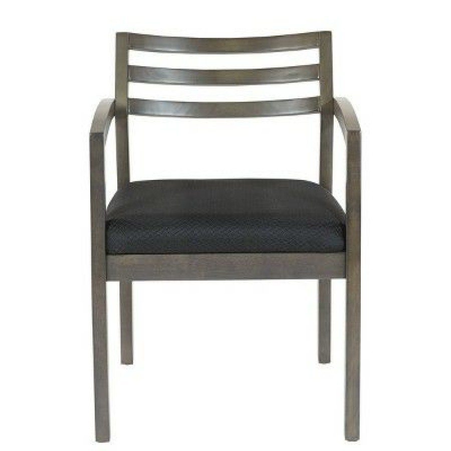 Napa Cherry Guest Chair Black/Gray Osp Home Furnishings | * Online