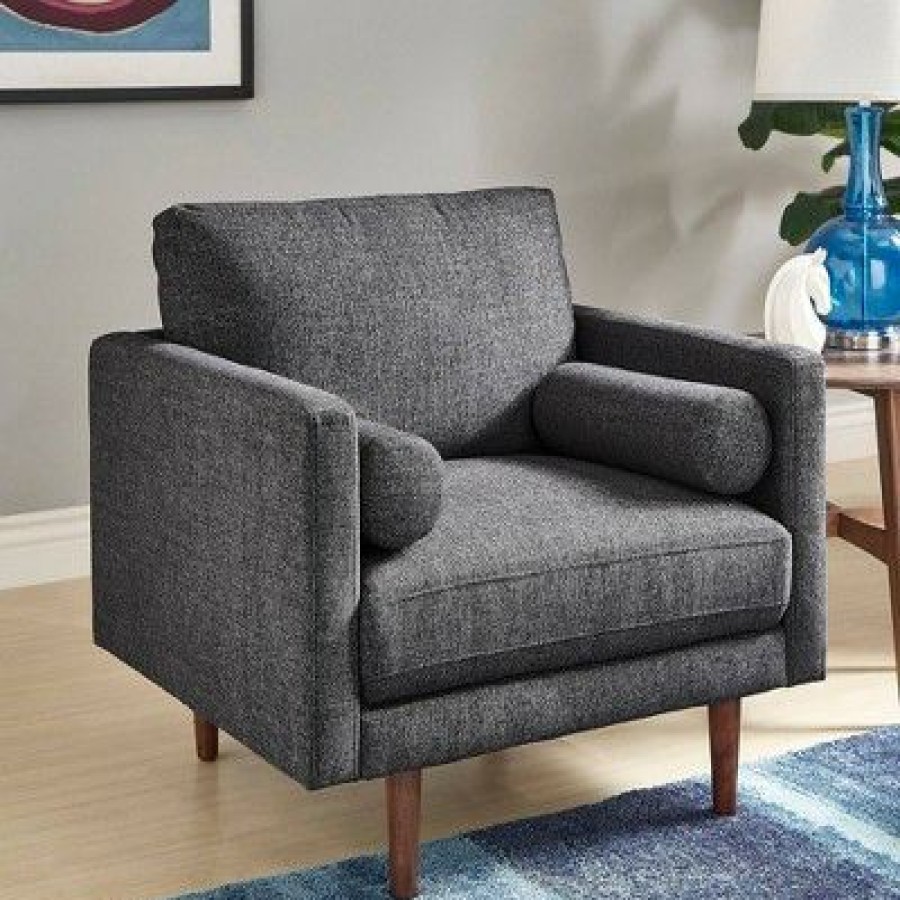 Hayden Tapered Leg Armchair With Pillows Inspire Q | * Best