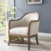 Farmhouse Style Accent Chair Beige Homefare | * Online