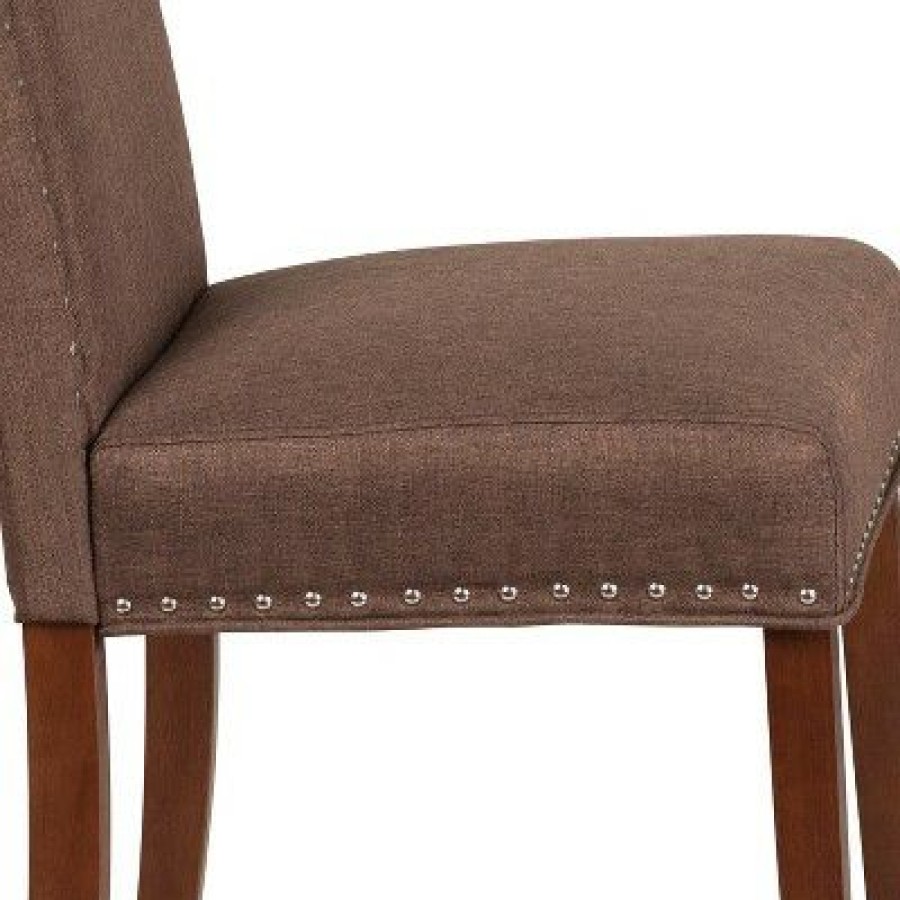 Flash Furniture Hercules Hampton Hill Series Parsons Chair With Accent Nail Trim | * Wholesale