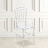 Flash Furniture Flash Elegance Crystal Ice Napoleon Stacking Chair | * Clearance