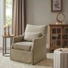 London Swivel Chair Tan Martha Stewart | * Clearance