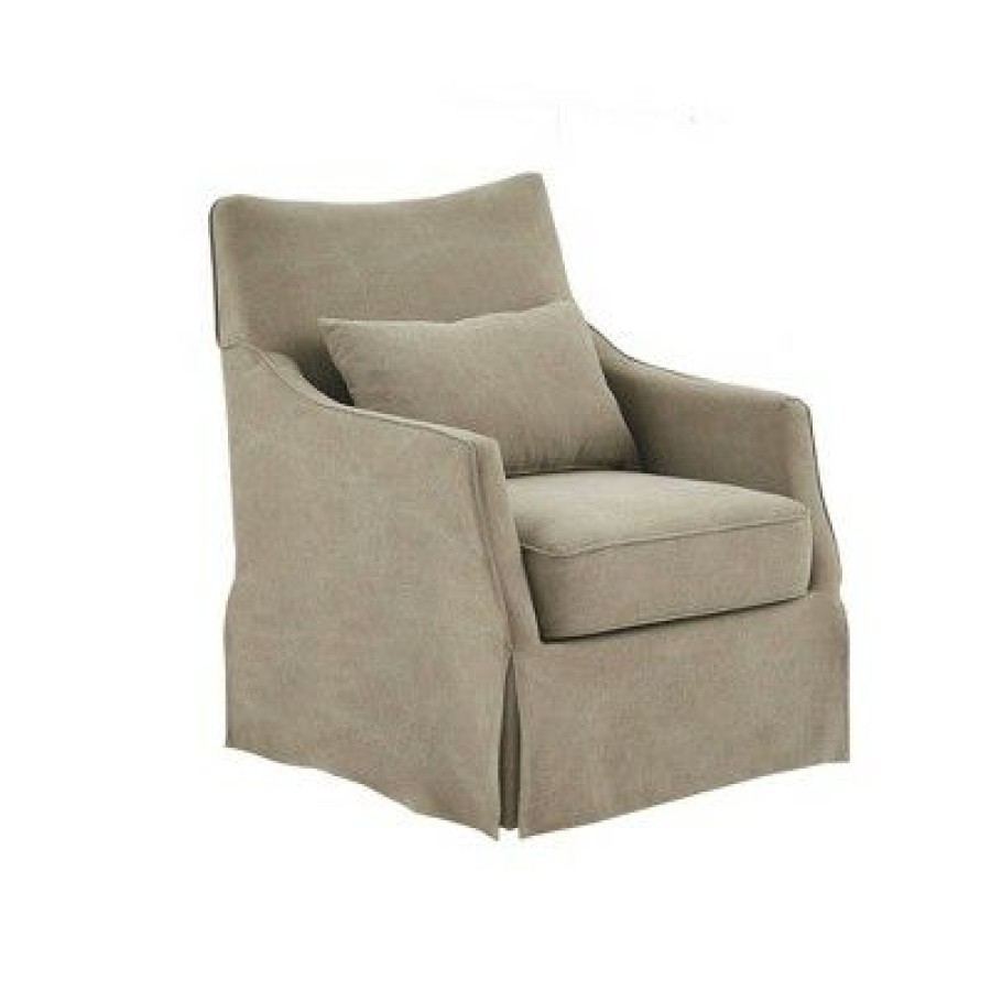 London Swivel Chair Tan Martha Stewart | * Clearance