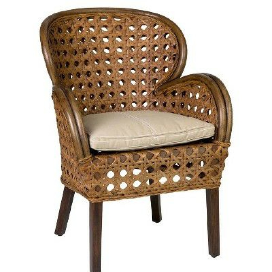 Margherita Rattan Accent Chair Brown East At Main | * Online