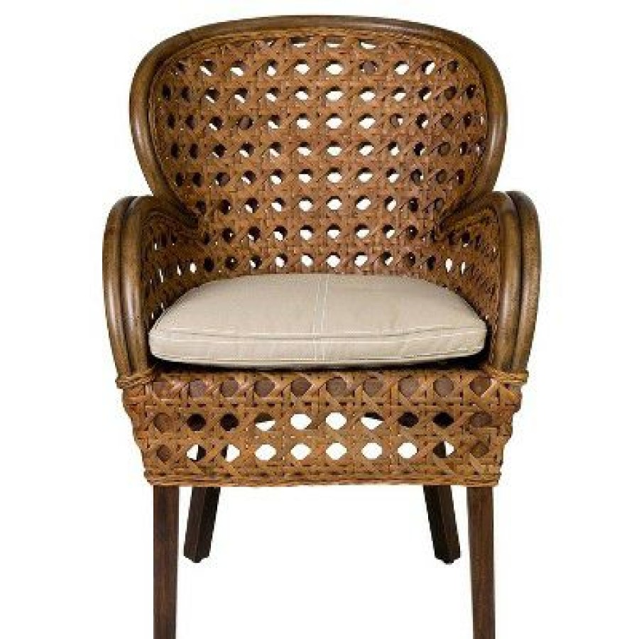 Margherita Rattan Accent Chair Brown East At Main | * Online