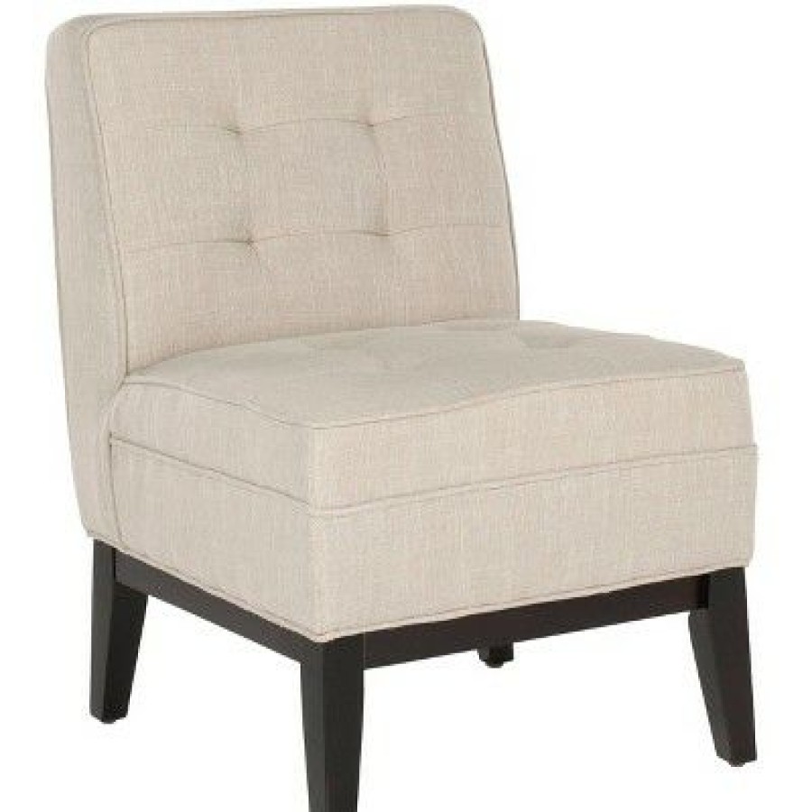 Angel Armless Club Chair Linen Safavieh | * Best