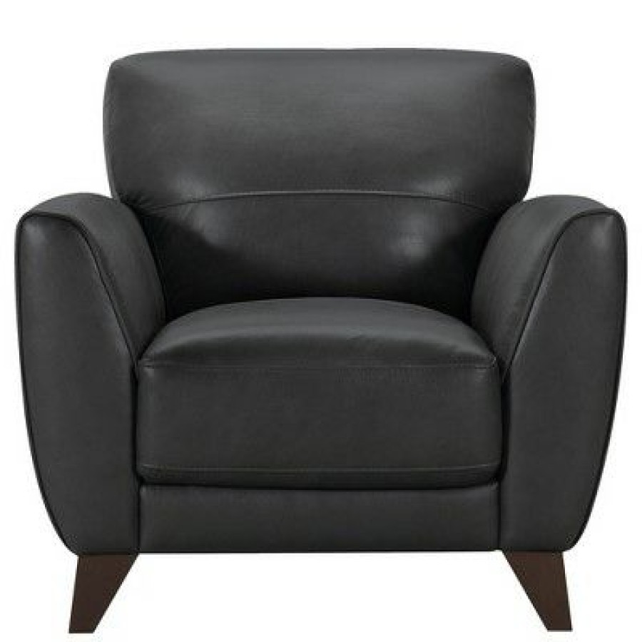 Armen Living Jedd Contemporary Chair Black | * Wholesale