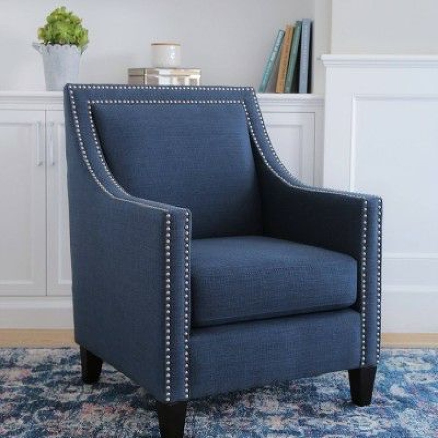 Geneva Nailhead Accent Chair Abbyson Living | * New