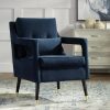 Studio 55D Tilman Blue Fabric Tufted Accent Chair | * Clearance