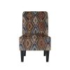 Set Of 2 Bryce Armless Chair Geometric Handy Living Navy | * Wholesale