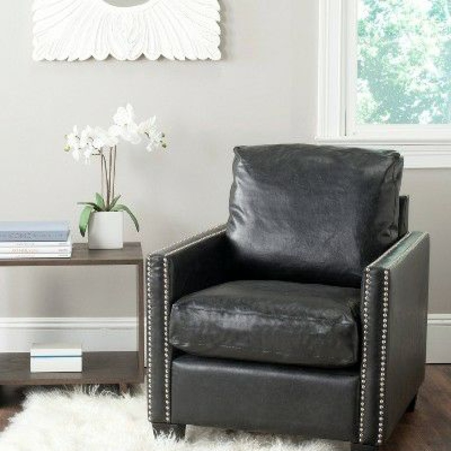 Venice Club Chair Black Safavieh | * Online