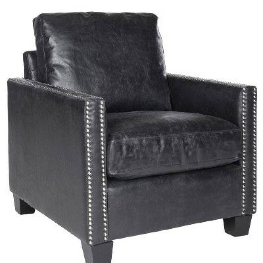 Venice Club Chair Black Safavieh | * Online