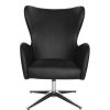 Wilma Swivel Armchair With 4 Star Aluminum Base Dillon Faux Leather Osp Home Furnishings | * Wholesale