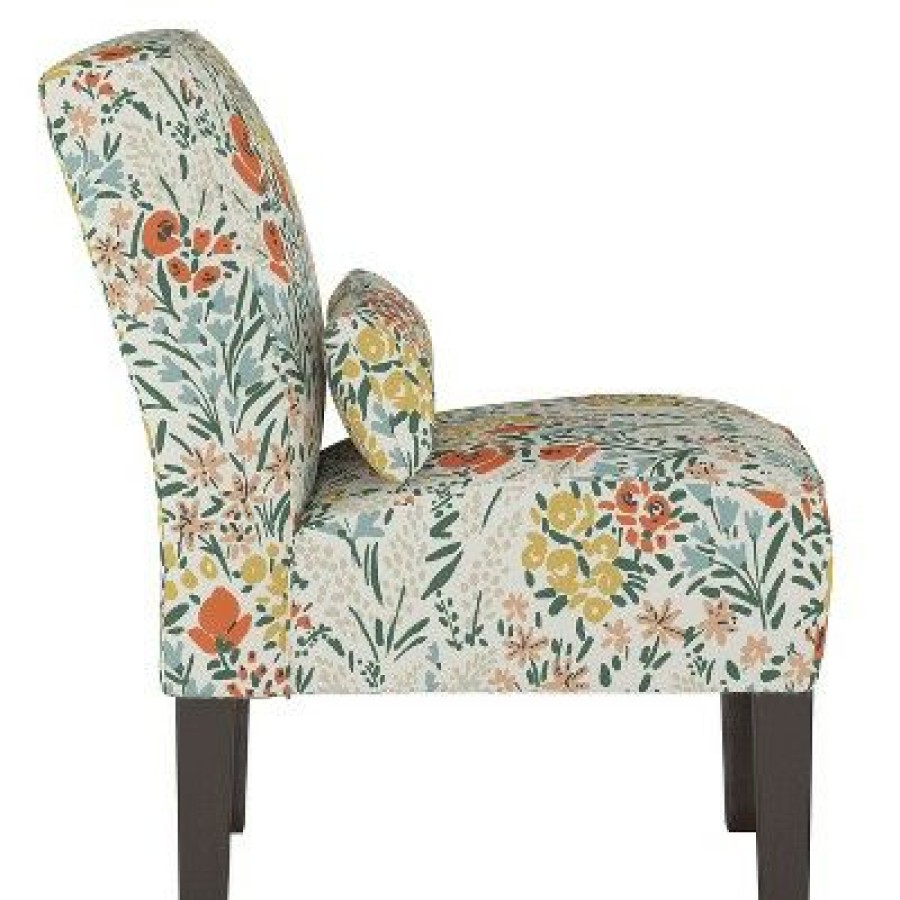 Burke Slipper Chair Cream Floral Threshold | * Online