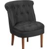 Hercules Kenley Tufted Chair Black Riverstone Furniture | * New