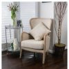 Crenshaw Fabric Wing Chair Beige Christopher Knight Home | * Online