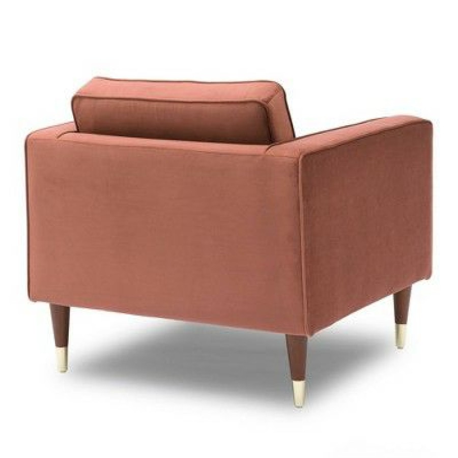 Somerset Velvet Mid-Century Modern Club Chair Armen Living | * Online