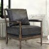 Eves Accent Chair Fabric And Wood Warm Gray Homes: Inside + Out | * Online