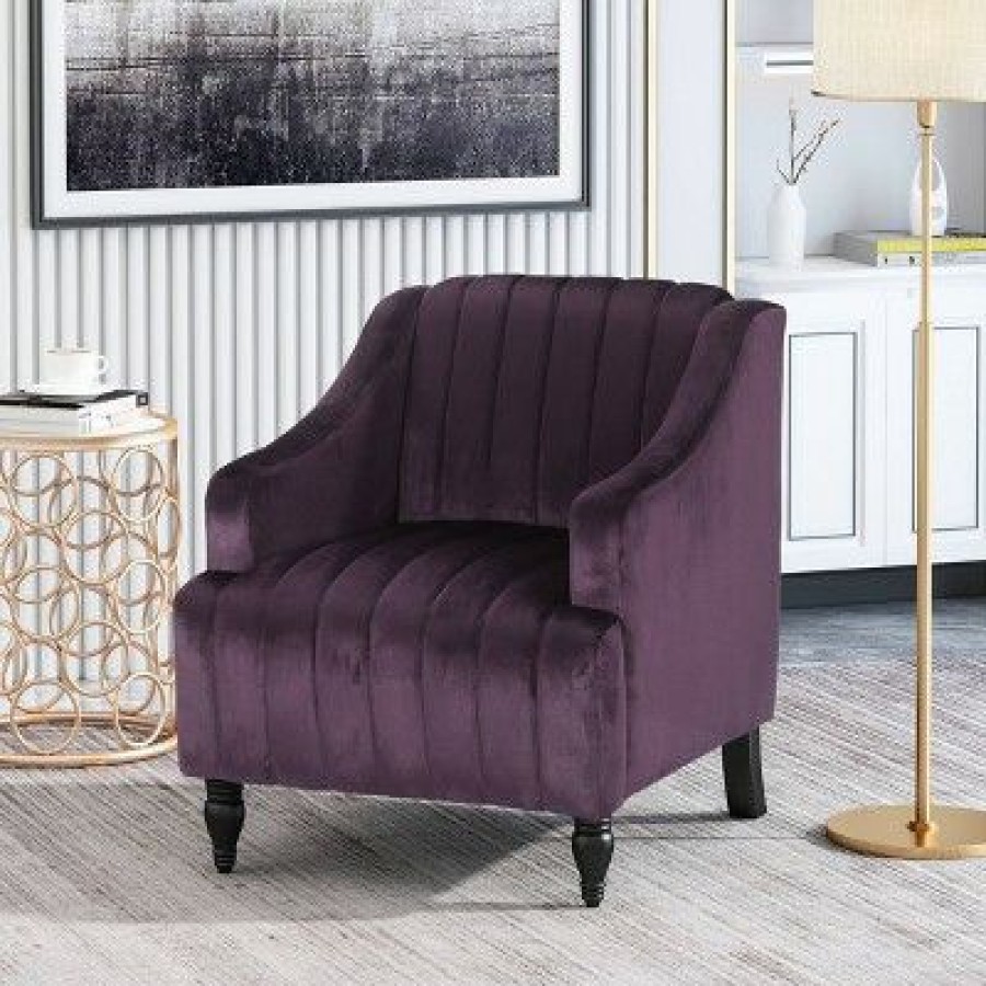 Carleson Glam Velvet Club Chair Christopher Knight Home | * Best