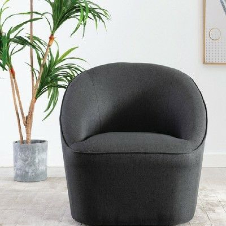 Eluxury Barrel Swivel Chair | * Clearance