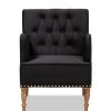 Eri Velvet And Wood Armchair Baxton Studio | * Wholesale