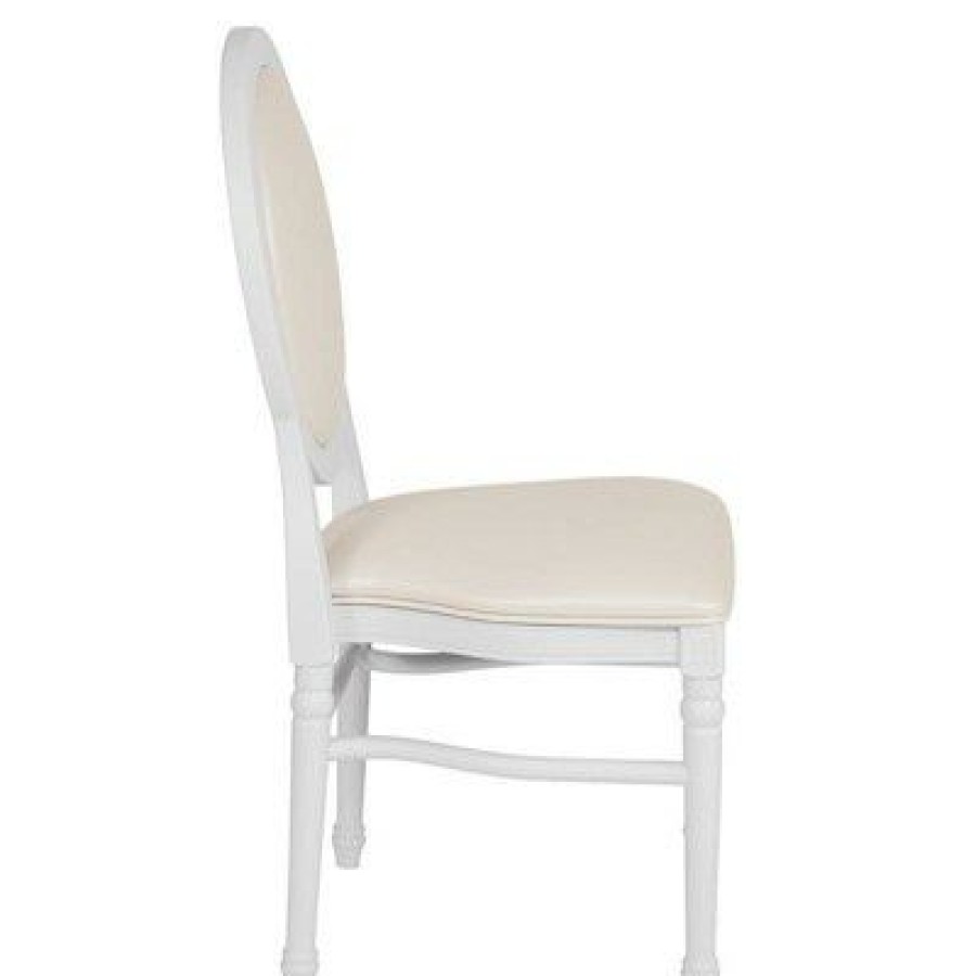 Hercules Series King Louis Dining Side Chair Frame Riverstone Furniture Collection | * Clearance