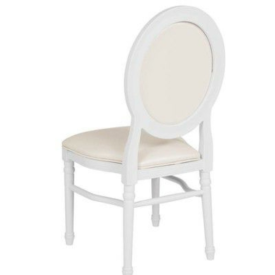 Hercules Series King Louis Dining Side Chair Frame Riverstone Furniture Collection | * Clearance